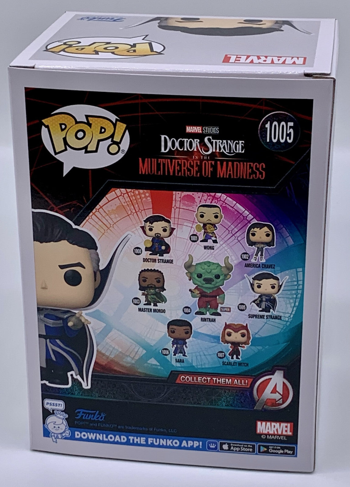 Supreme Strange Pop #1005 Doctor Strange in the Multiverse of Madness Funko Pop 