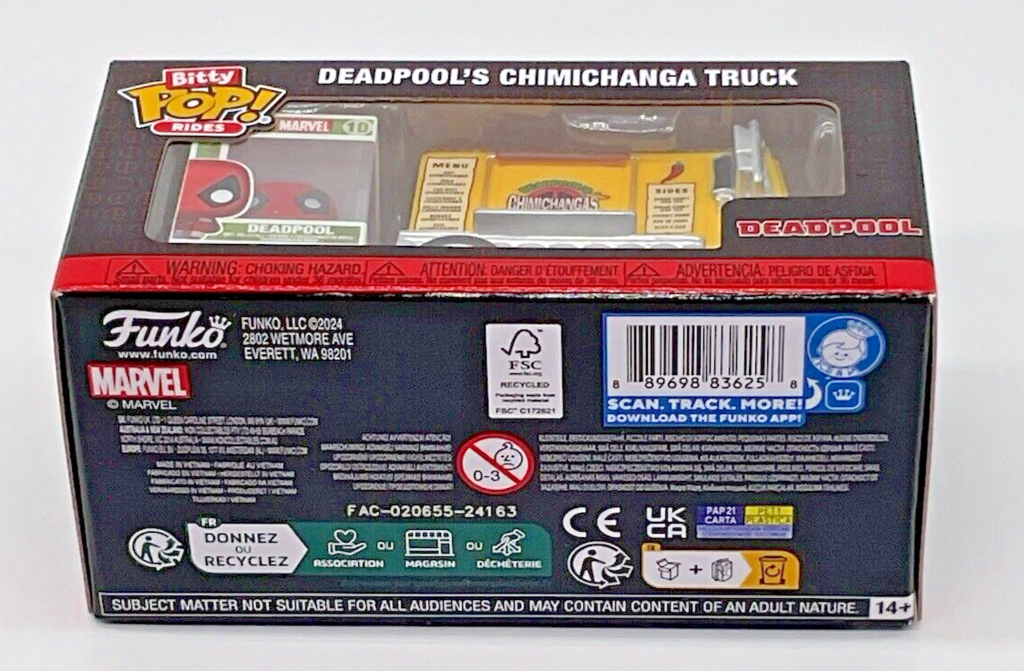 Deadpool’s Chimichanga Truck Funko Bitty Pop Rides 2024 Marvel Deadpool