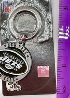 NFL New York Jets Key Chain Metal - NFL Logo Key Chain New York Jets