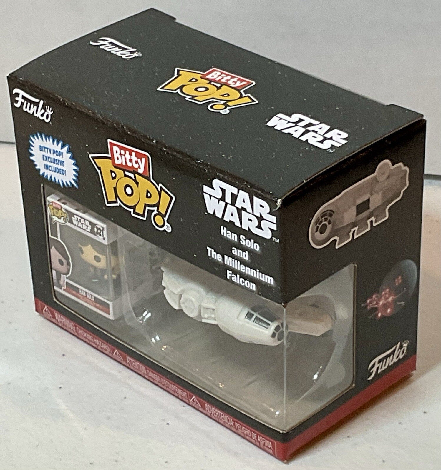 Han Solo And The Millennium Falcon Funko Bitty Pop 2024 Bitty Pop Exclusive