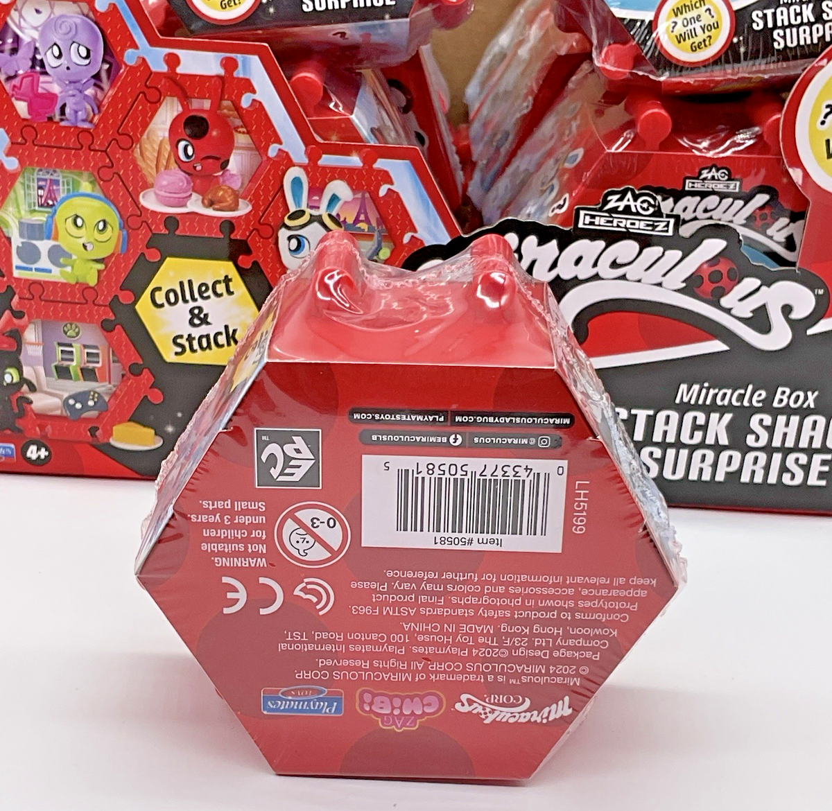 Miraculous Ladybug Miracle Blind Box Kwami Surprise Stackable Box 2024