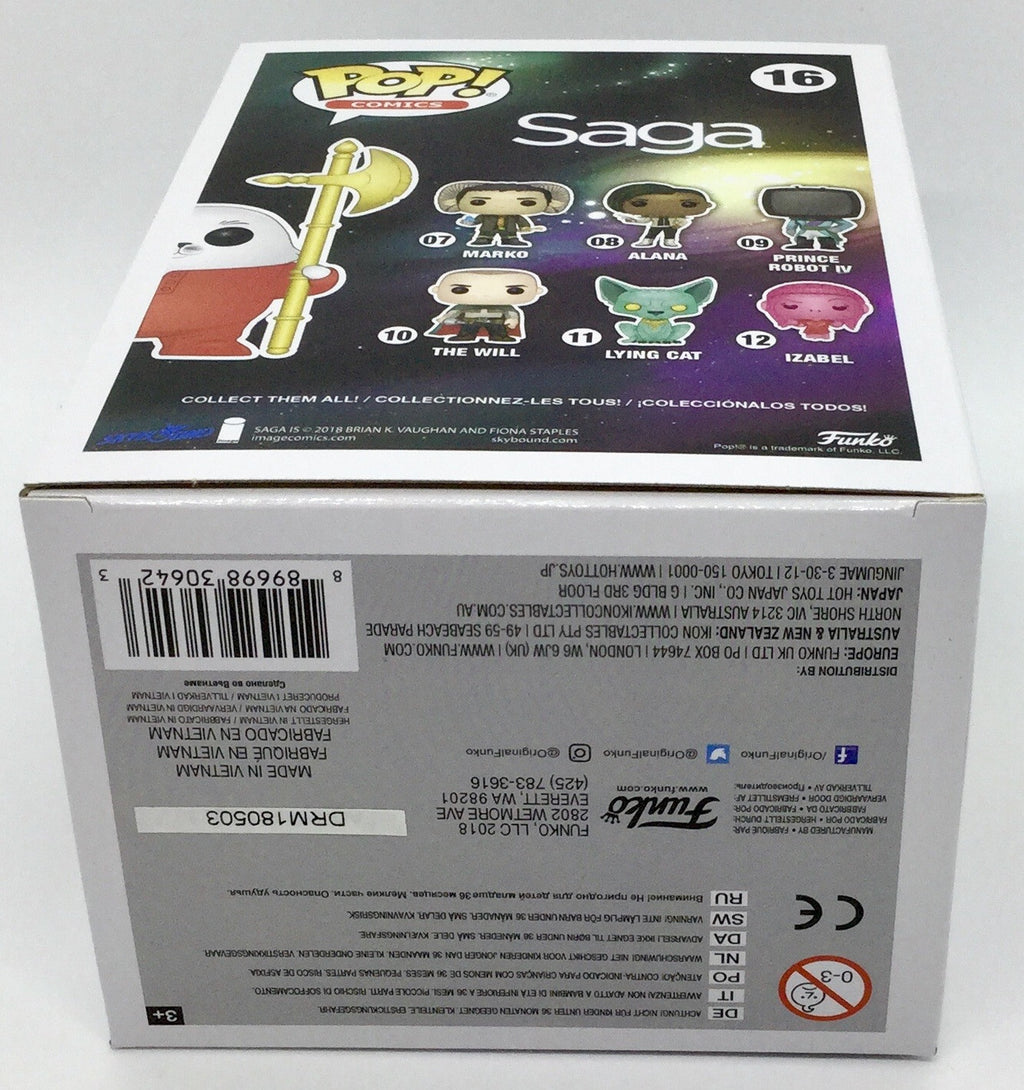 Ghus in Pajamas Pop #16 Saga Flocked 2018 SDCC Exclusive Limited in Protector