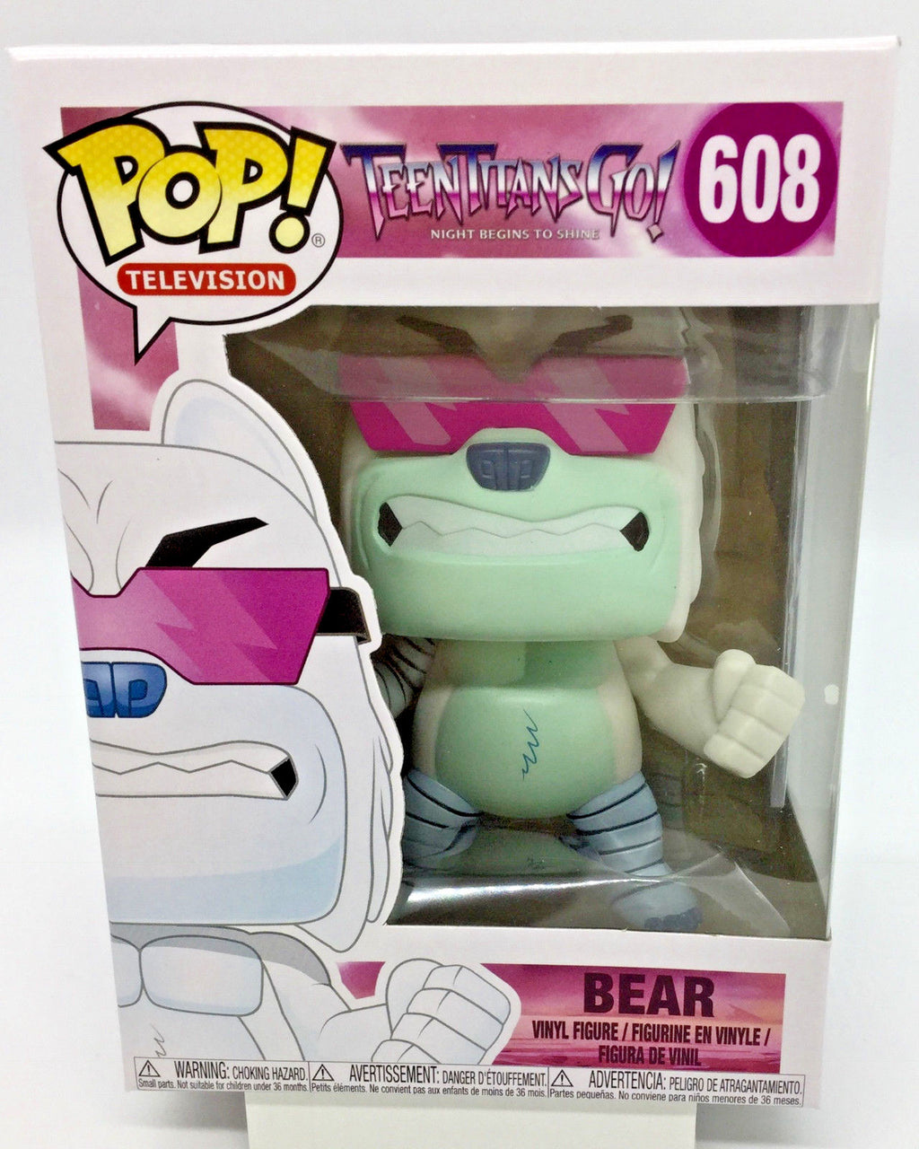 Teen Titans GO! Cee-Lo Bear Pop #608 Night Begins to Shine Funko 2018 Vaulted