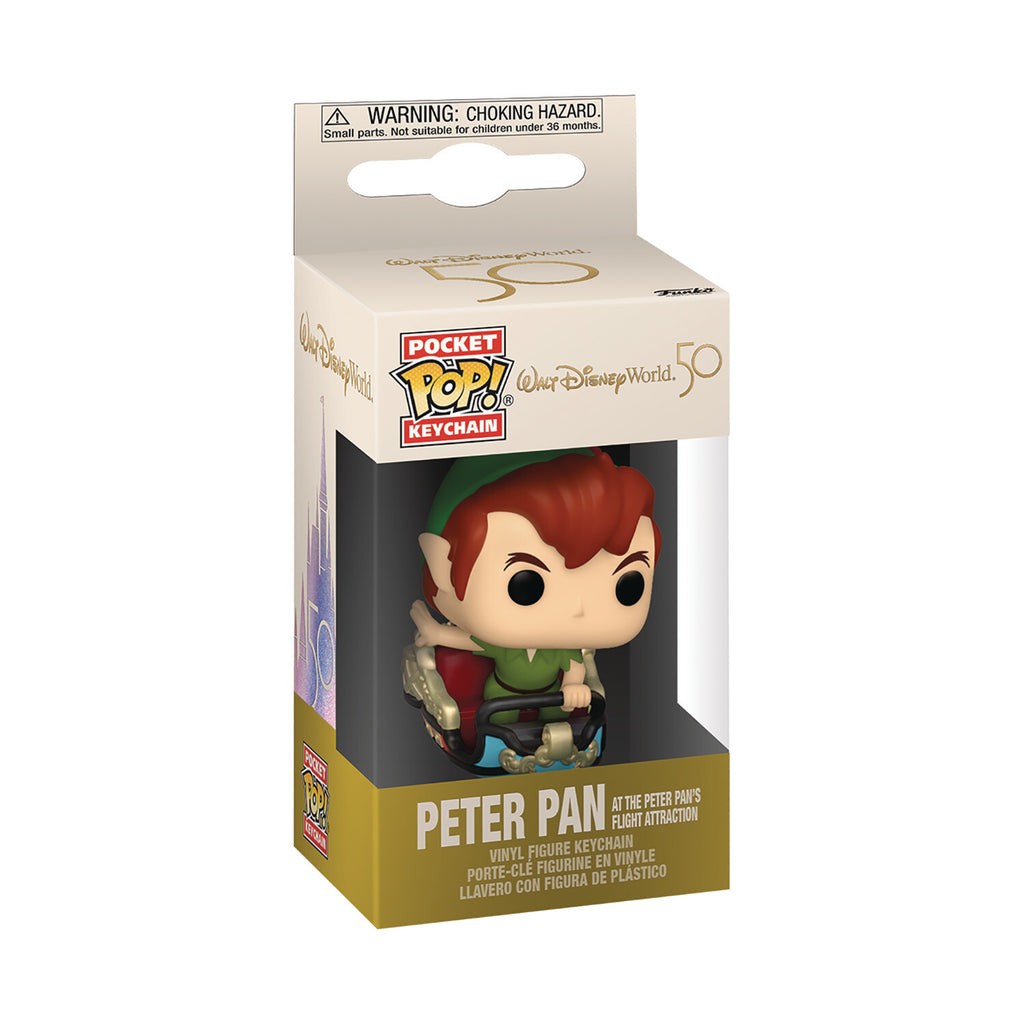 Peter Pan at the Peter Pan’s Flight Attraction Pocket Pop Key Chain Funko Disney