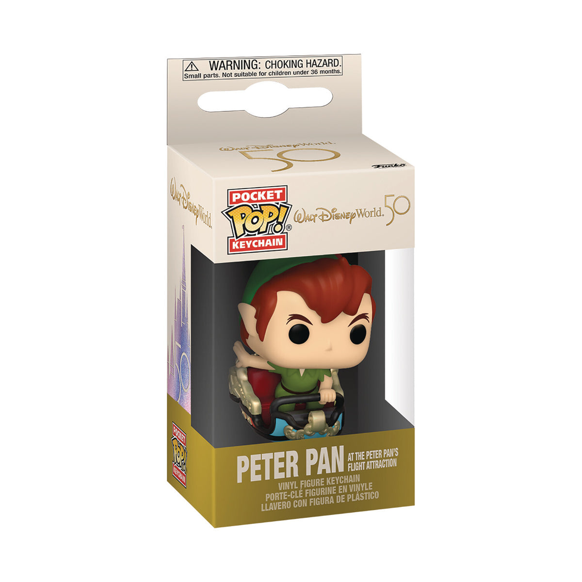 Peter Pan at the Peter Pan’s Flight Attraction Pocket Pop Key Chain Funko Disney