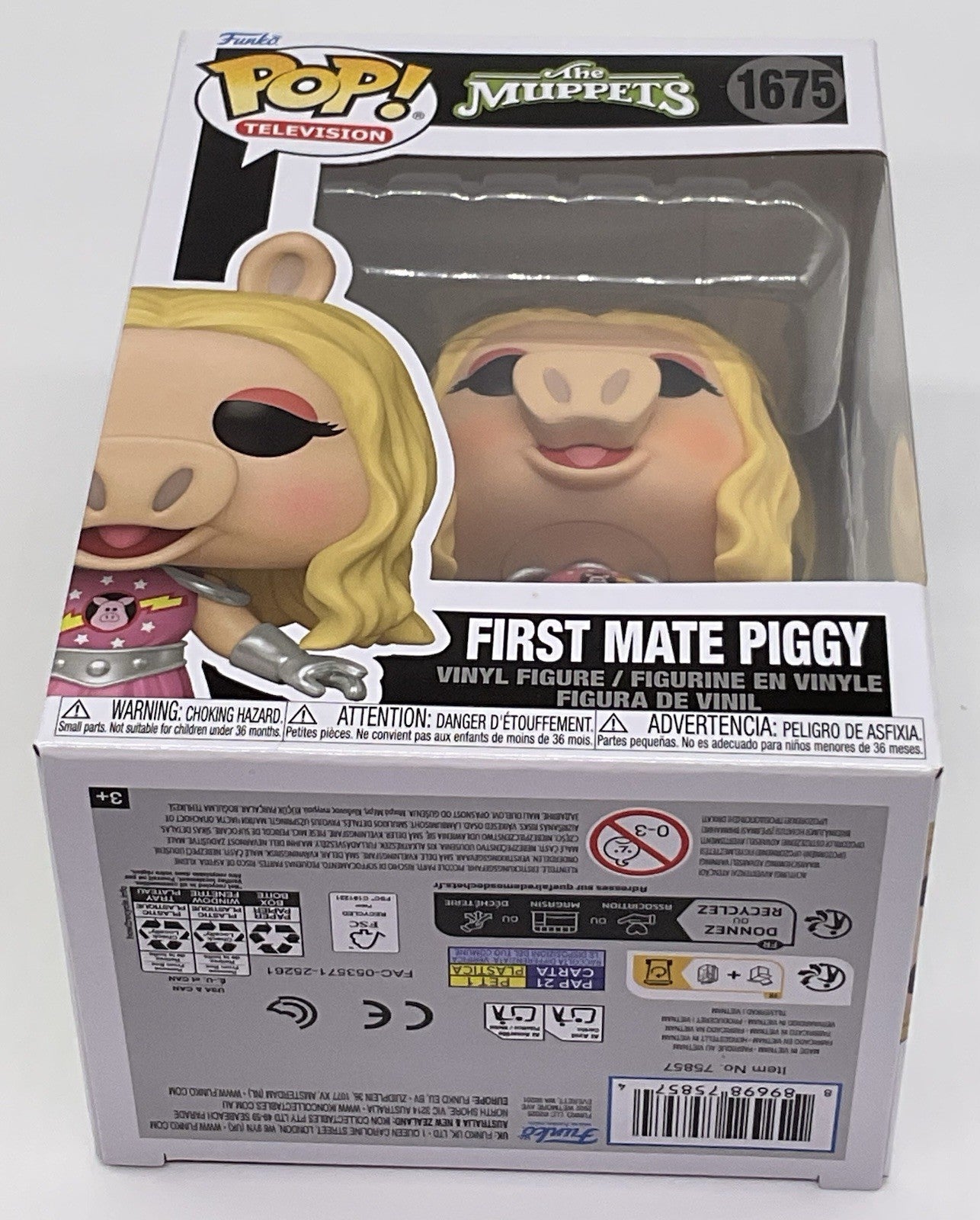 The Muppets First Mate Piggy Pop #1675 Funko Pop 2025 Miss Piggy