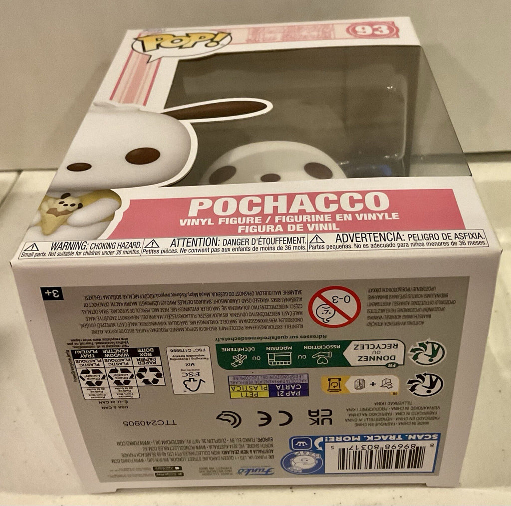 Pochacco Pop #93 Hello Kitty and Friends Funko 2024 Pochacco with Ice Cream