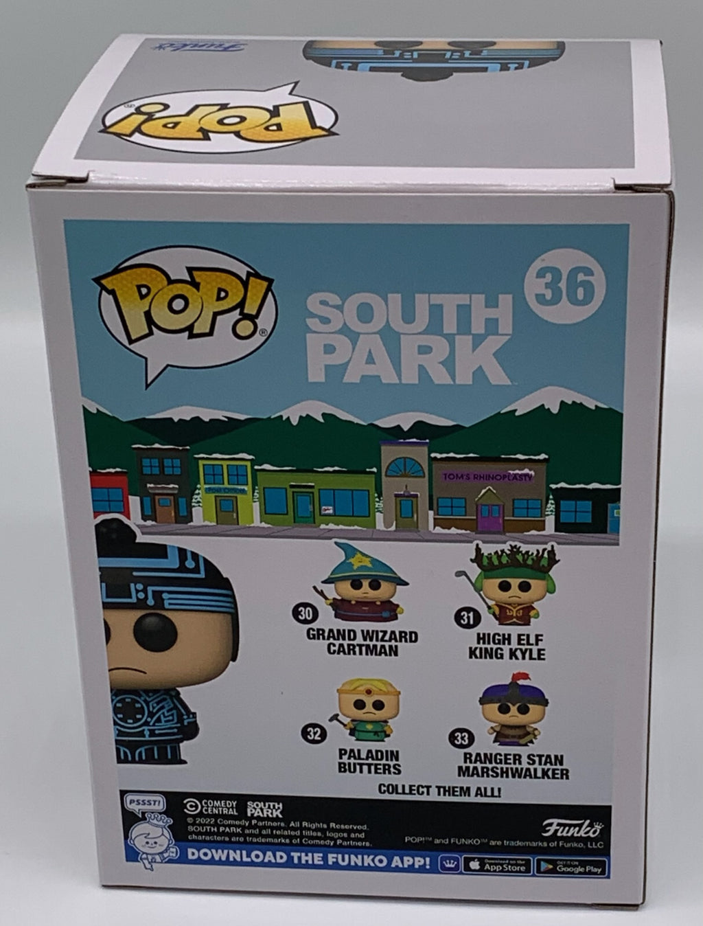 South Park Digital Stan Pop #36 Funko 2022 SDCC Exclusive Limited Edition Glows