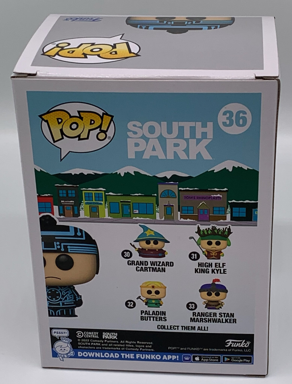 South Park Digital Stan Pop #36 Funko 2022 SDCC Exclusive Limited Edition Glows