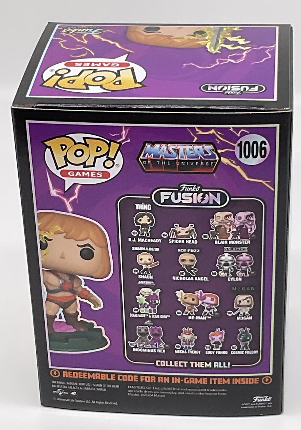 He-Man Pop #1006 Masters of the Universe Funko Fusion Pop Games 2024 He-Man