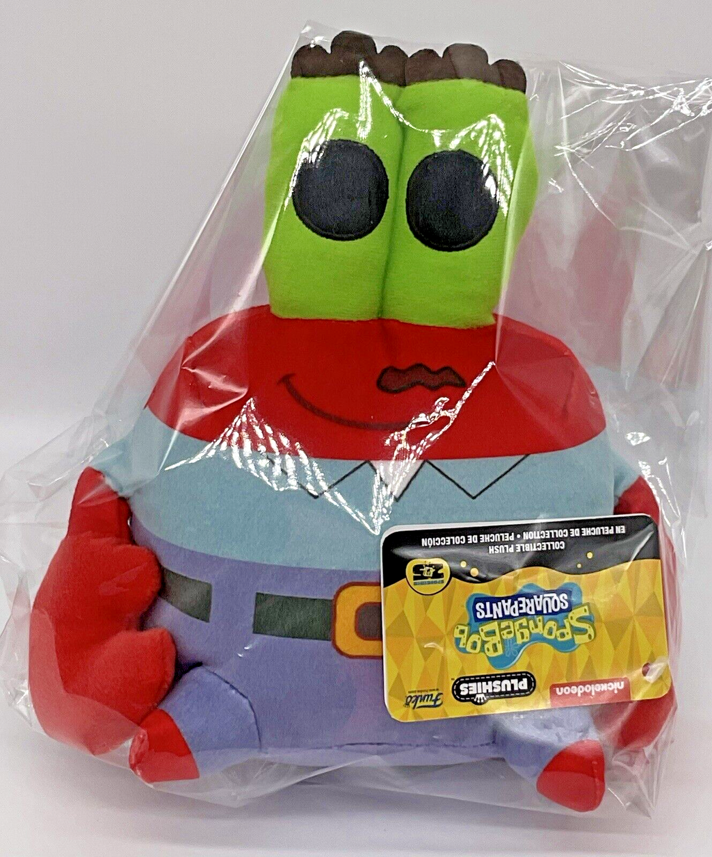 Spongebob 25th Anniversary 7 Inch Plushie Mr. Krabs Funko Plushie