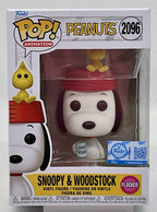 Peanuts Snoopy & Woodstock Pop #2096 Flocked Peanuts Funko Exclusive 2025