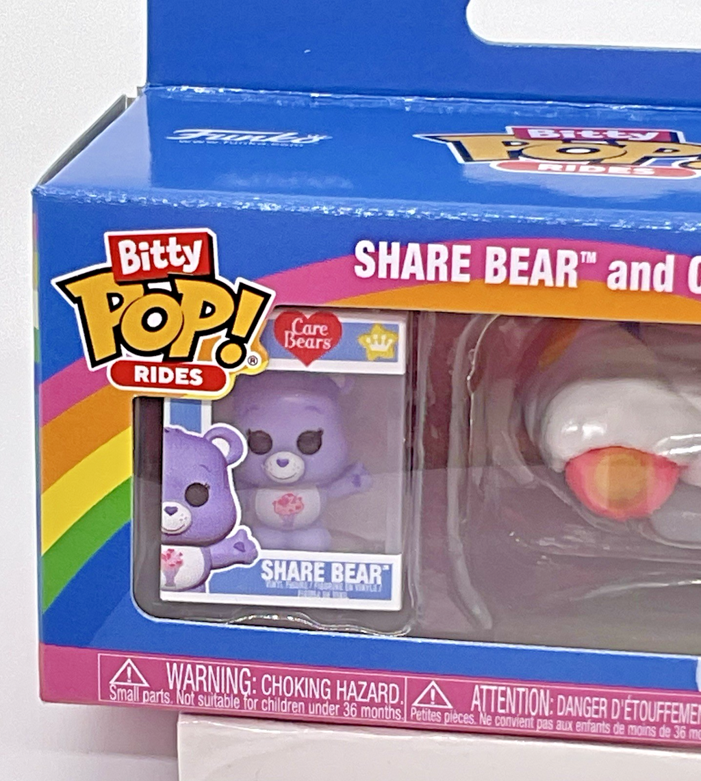 Care Bears Share Bear And Cloud Mobile Funko Bitty Pop Rides 2025 2 Pieces