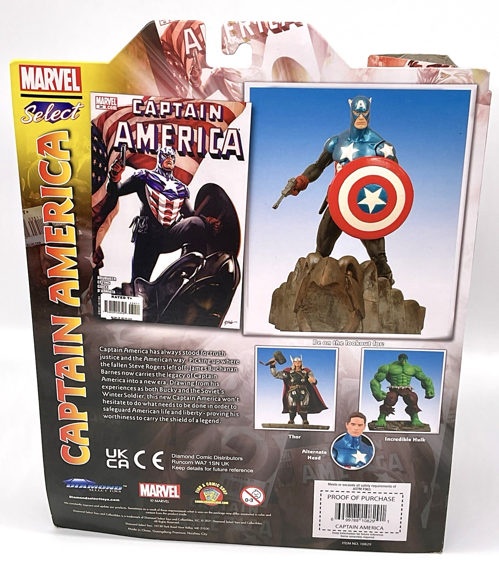 Captain America Marvel Select Action Figure 2021 Figure and Accessories
