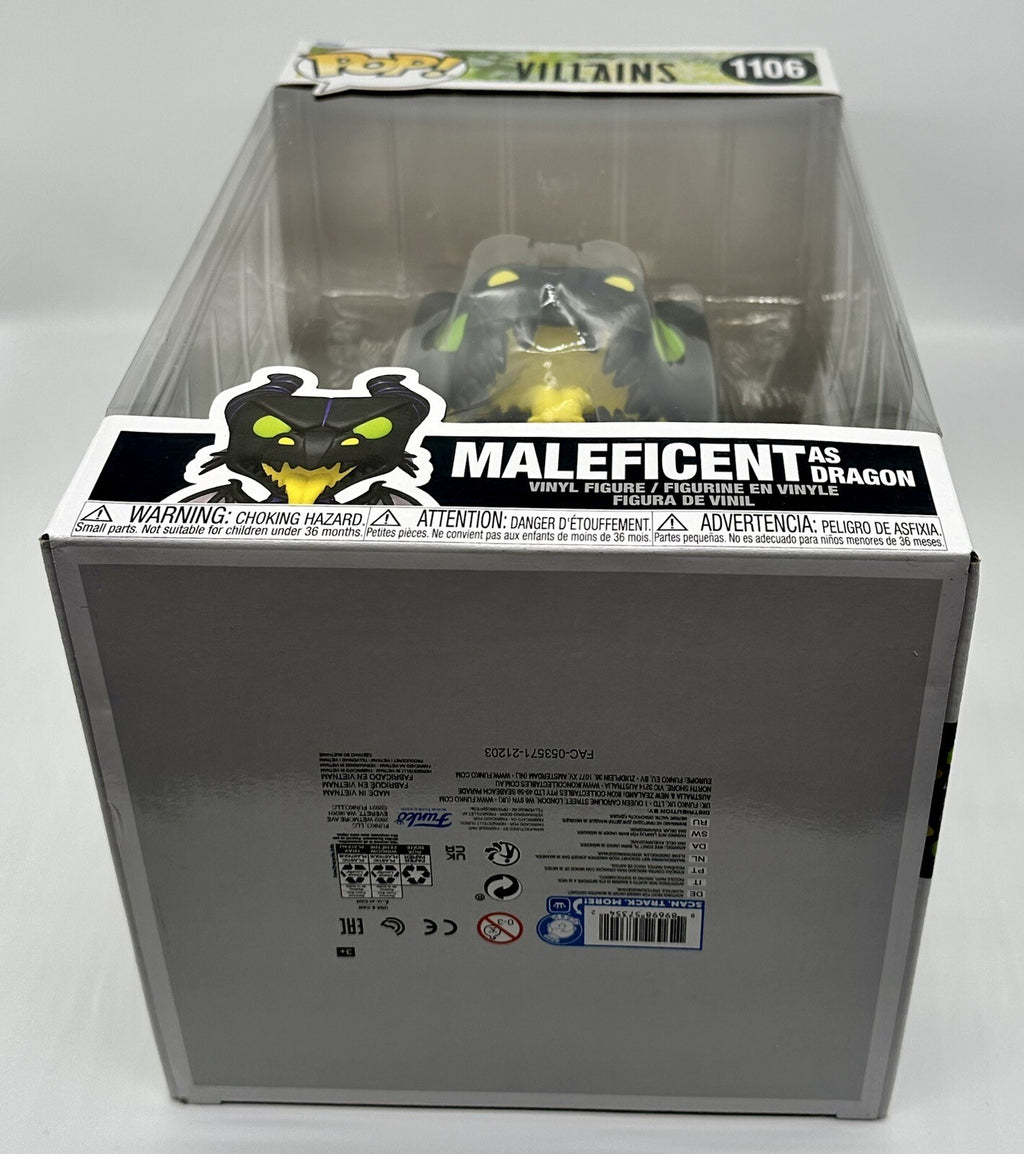 Maleficent As Dragon Pop #1106 Jumbo Disney Villains Funko Pop 2022 Maleficent