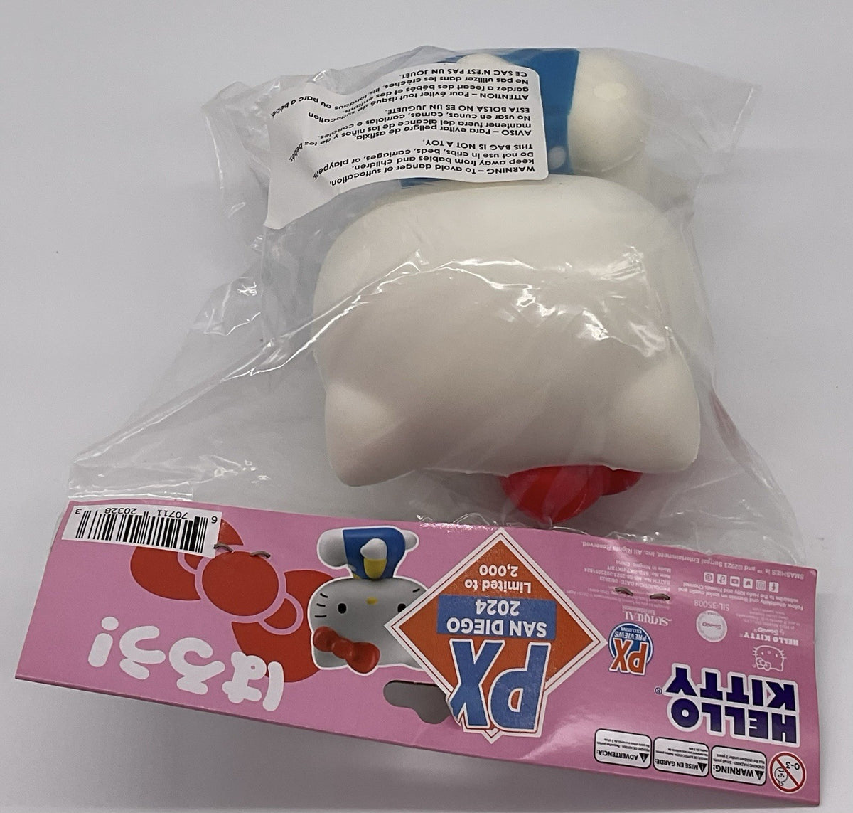 Hello Kitty Smashies PX Exclusives Squishy Figure 2024 San Diego Lmtd 2,000 pcs.