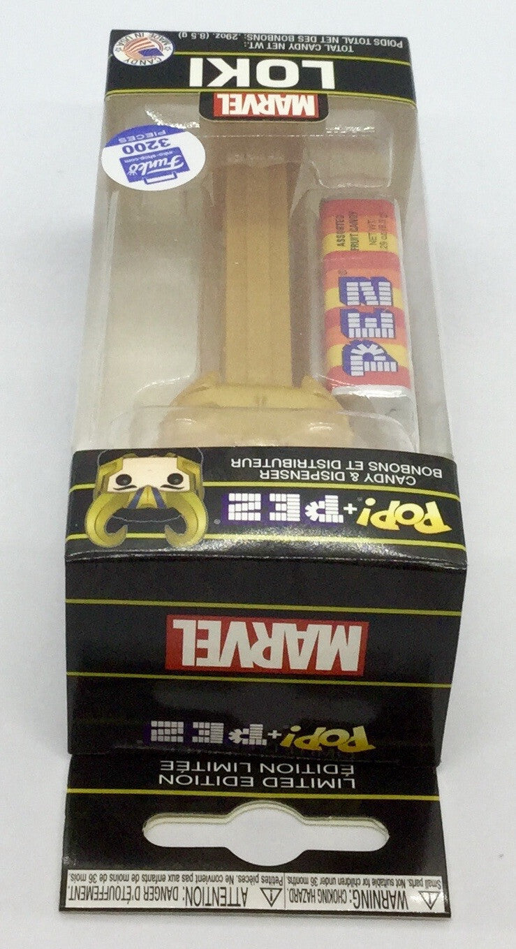 Loki Marvel Gold Funko Pop Pez Funko Exclusive 2018 Limited Edition of 3200