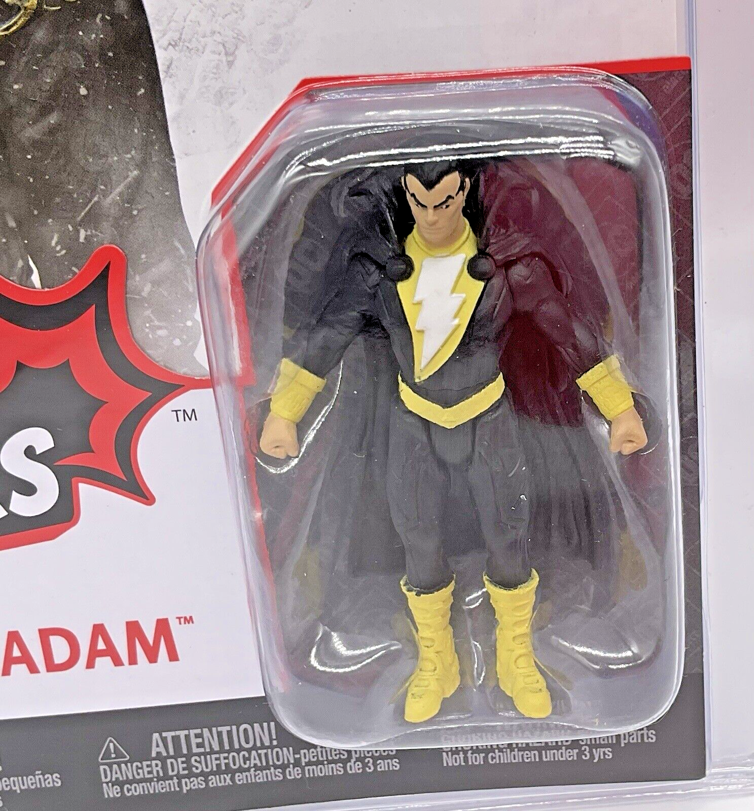 Black Adam Figure and Comic Book DC Endless Winter Special #1 - 3in. Figure