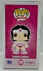 Wonder Woman Pop #350 DC Funko Pop Heroes 2020 Breast Cancer Awareness 