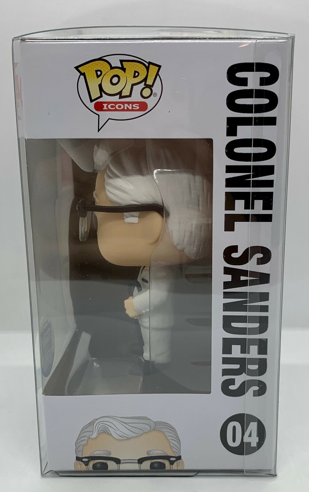 Colonel Sanders Pop #04 KFC with Cane Funko Pop Icons Exclusive with Protector