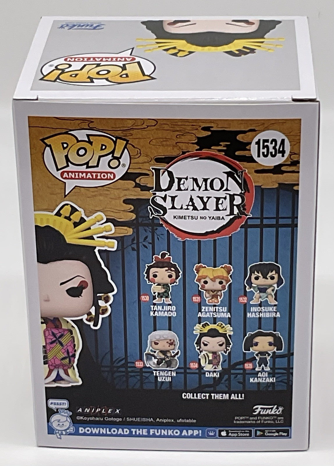 Daki Pop #1534 Demon Slayer Kimetsu No Yaiba Funko Pop Animation 2024