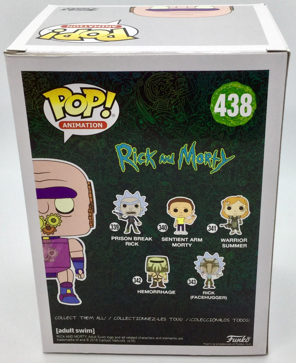 Gearhead Pop #438 Rick and Morty 2018 NYCC Vaulted Exclusive Limited Edition 