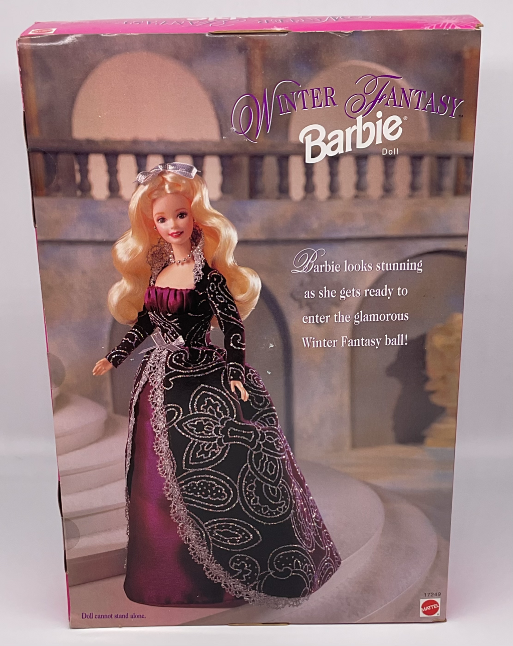 Barbie Doll Winter Fantasy 1996 Mattel Special Edition NIB Box has Minor Damage