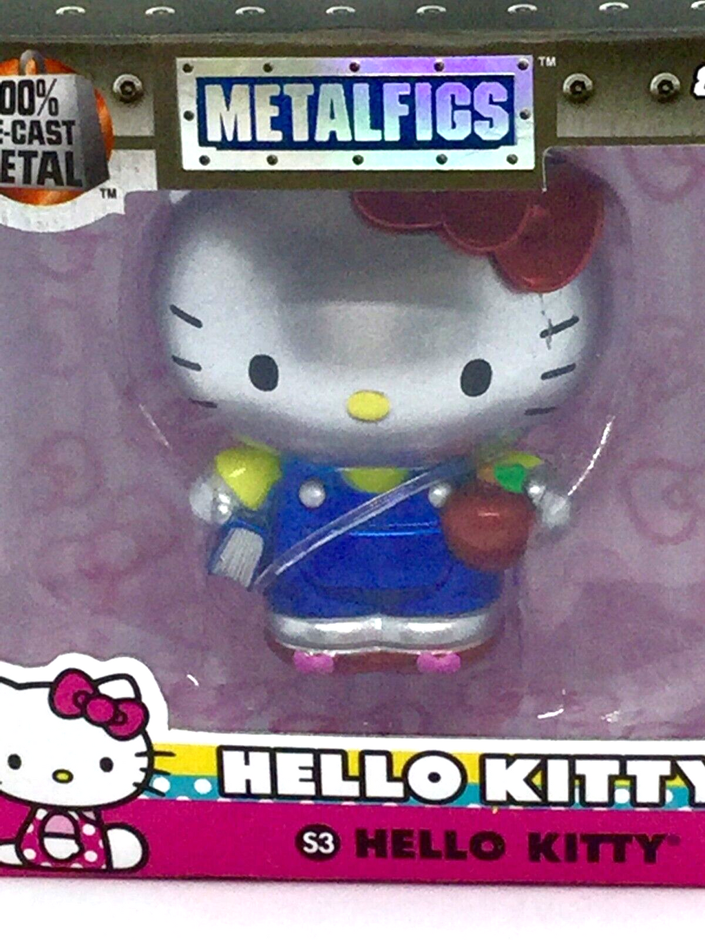 Hello Kitty 2 ½ inch Nano MetalFigs Mini Figure S3 School Blue Jumper Die Cast