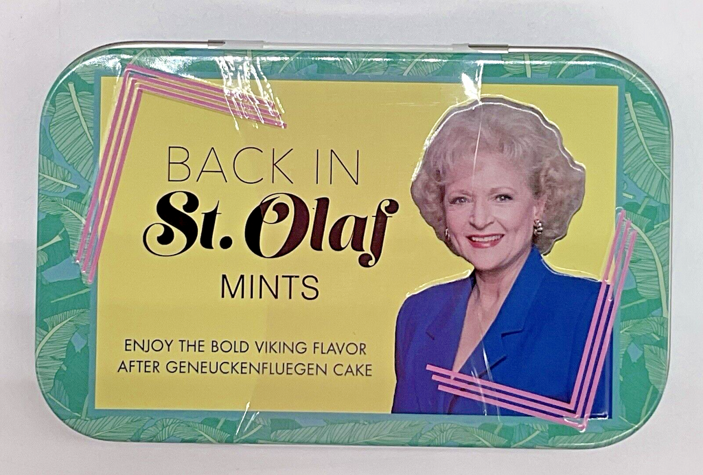 The Golden Girls Stay Golden Cheesecake Shaped Mints In Collectible Tin - Rose