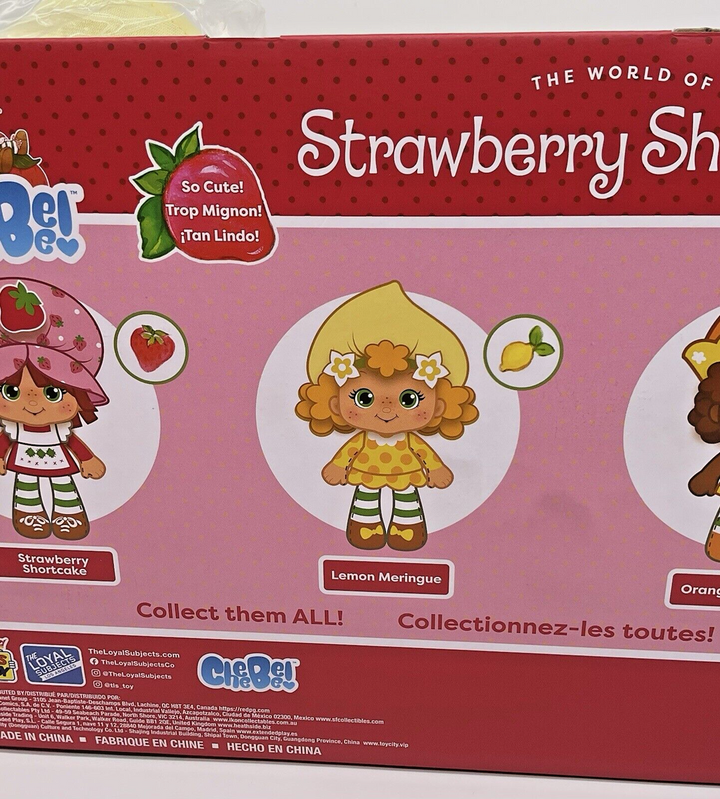 Strawberry Shortcake 8 inch Scented Plush Doll Lemon Meringue Lemon Scented
