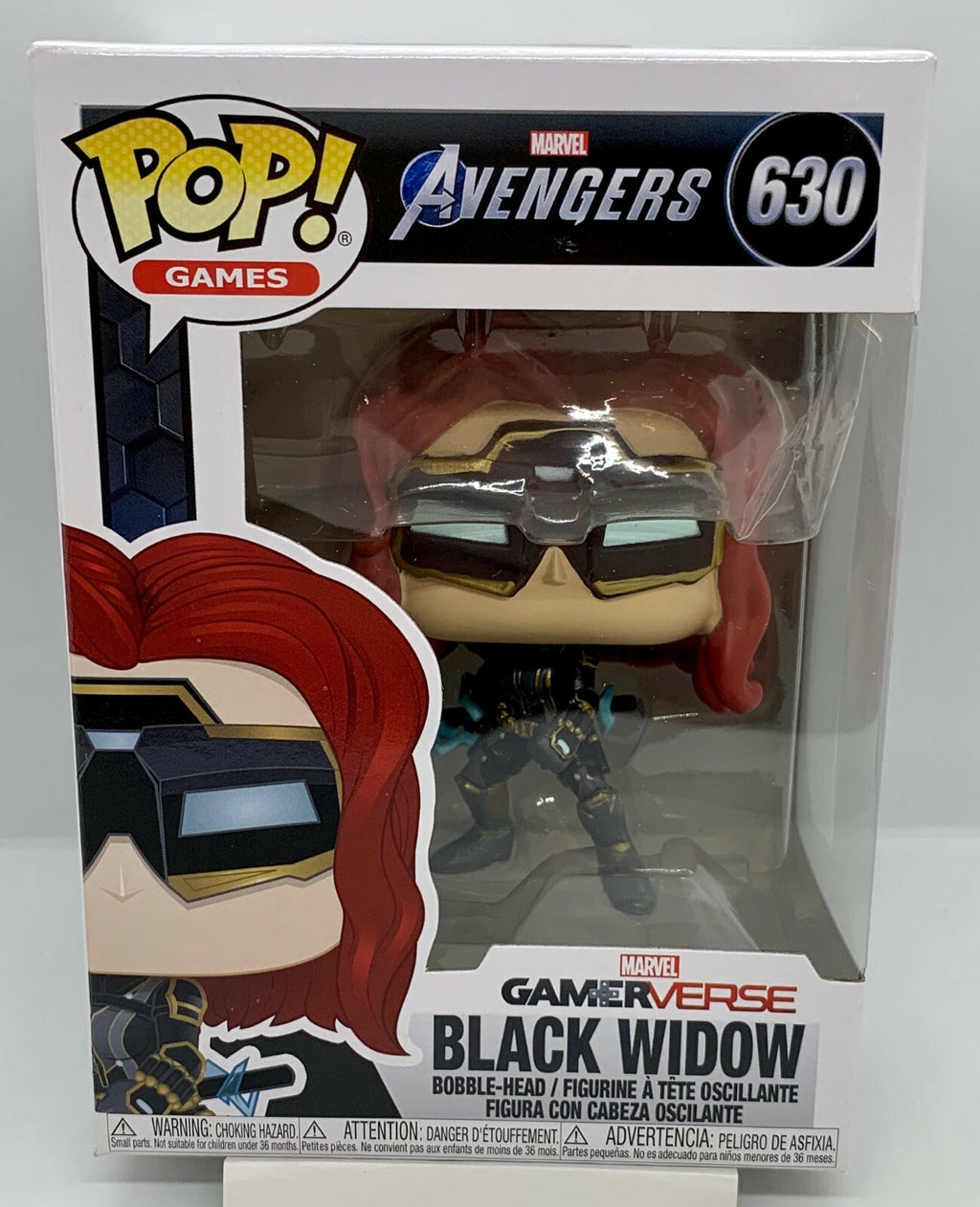 Black Widow Pop #630 Marvel Avengers Gamer Verse Funko Pop Games
