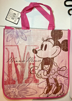 Minnie Mouse Reusable Shopping Bag Disney New 13 x 13 x 5