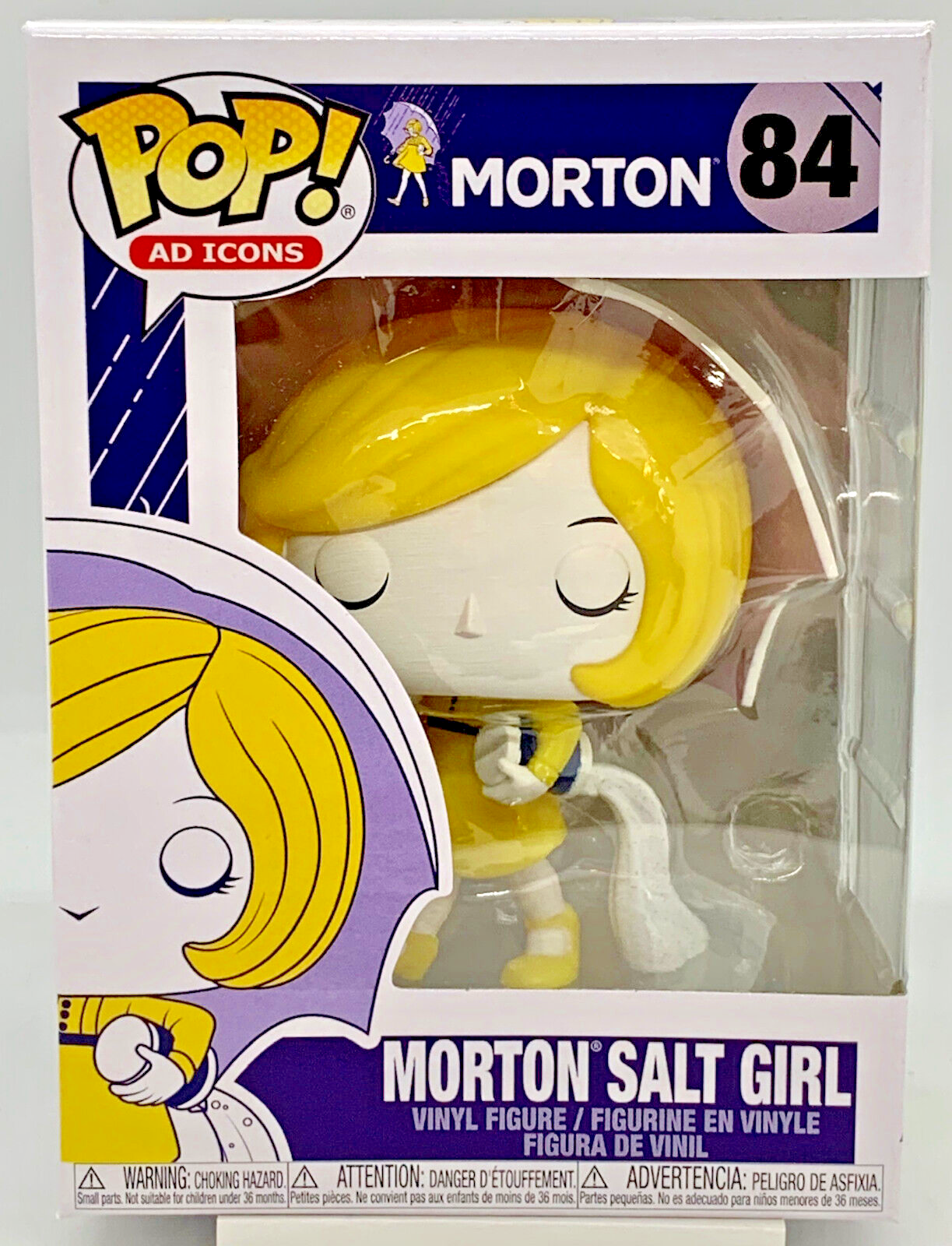Morton Salt Girl Pop #84 Morton Funko Pop Ad Icons 2020 Vaulted