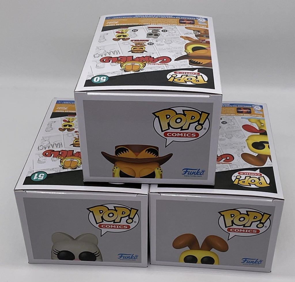 Garfield Funko Pop 3 Piece Set - Garfield #50, Nermal #51 + Odie #52 Funko 2025