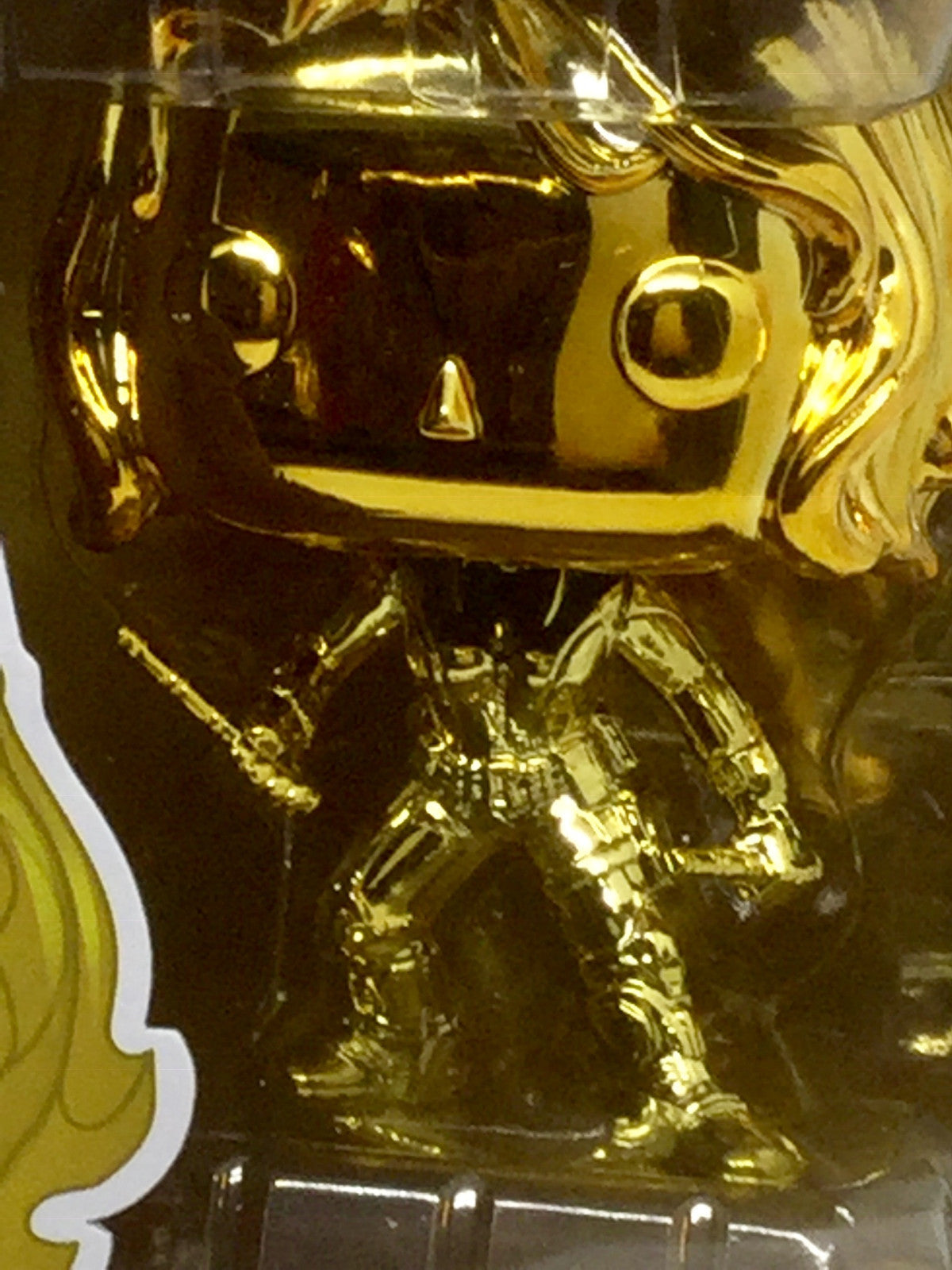 Black Widow #380 Gold Chrome Marvel Studio's 10th Anniversary Funko minor damage