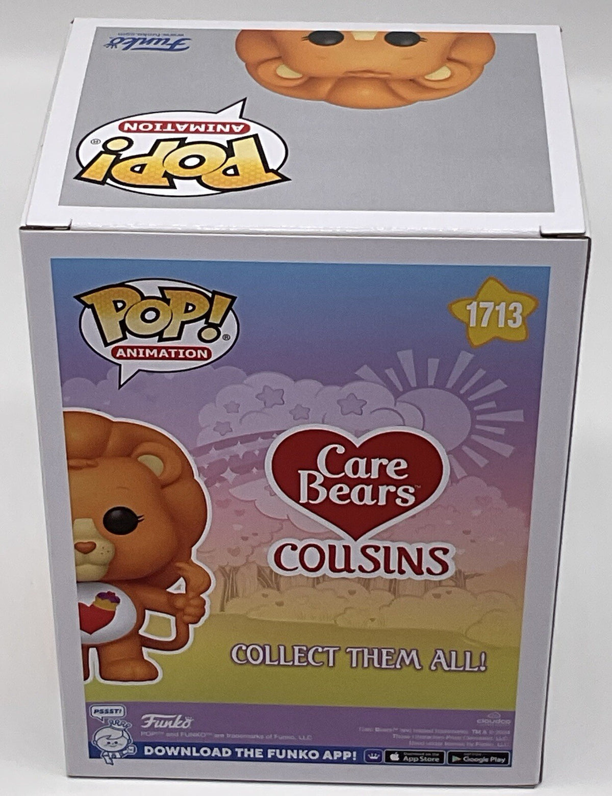 Brave Heart Lion Pop #1713 Care Bears Cousins Funko Pop Animation 2024