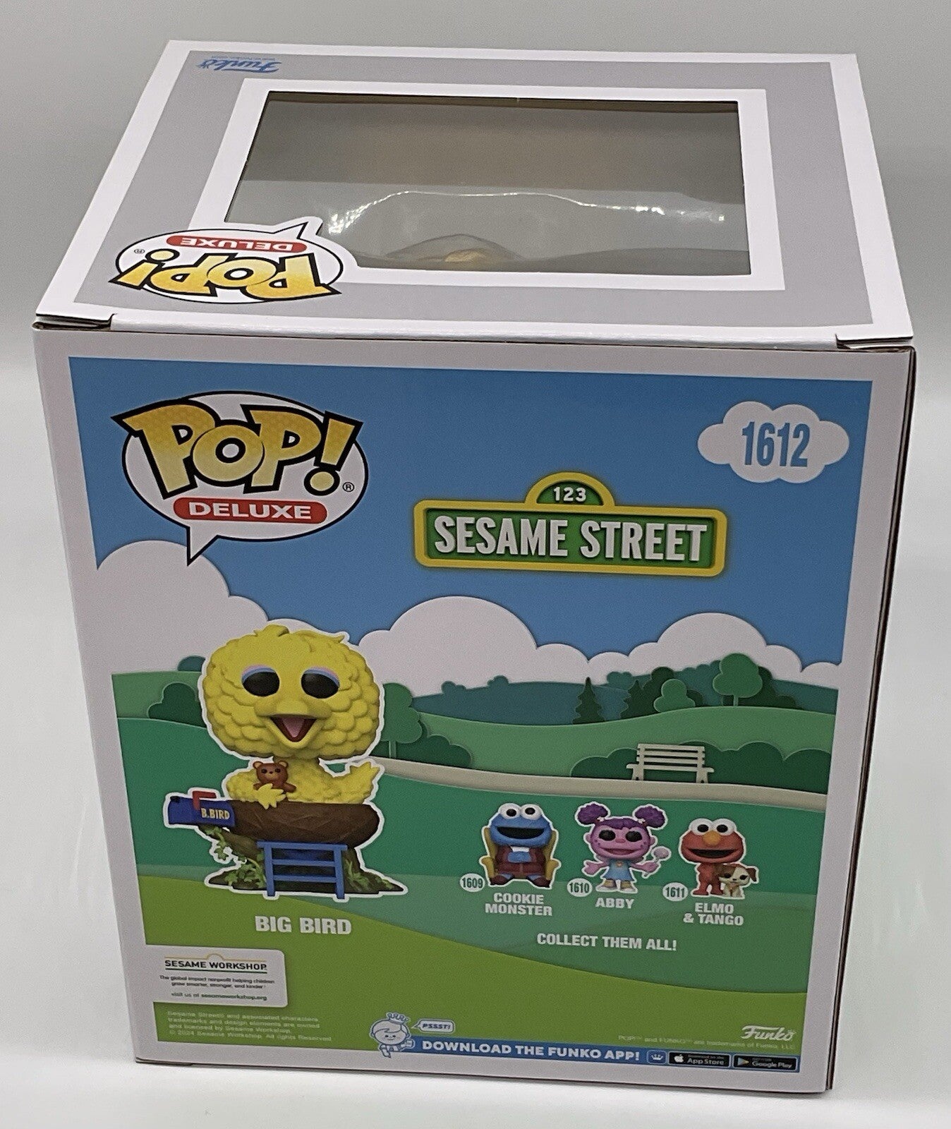 Big Bird in Nest Pop #1612 Sesame Street Funko Pop Deluxe 2024 Big Bird