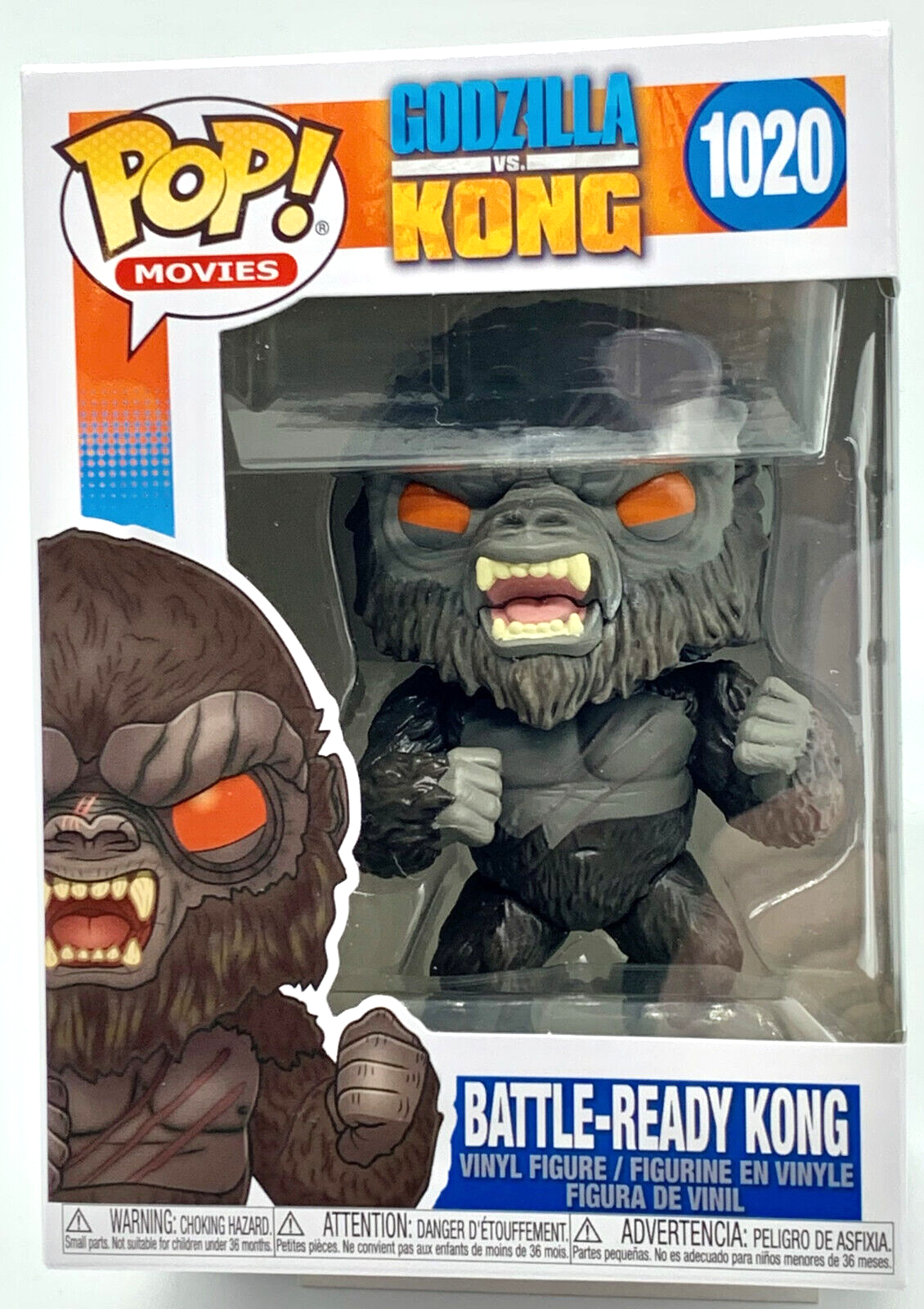 Godzilla vs Kong  Battle Ready Kong Pop #1020 Funko Pop Movies  2021