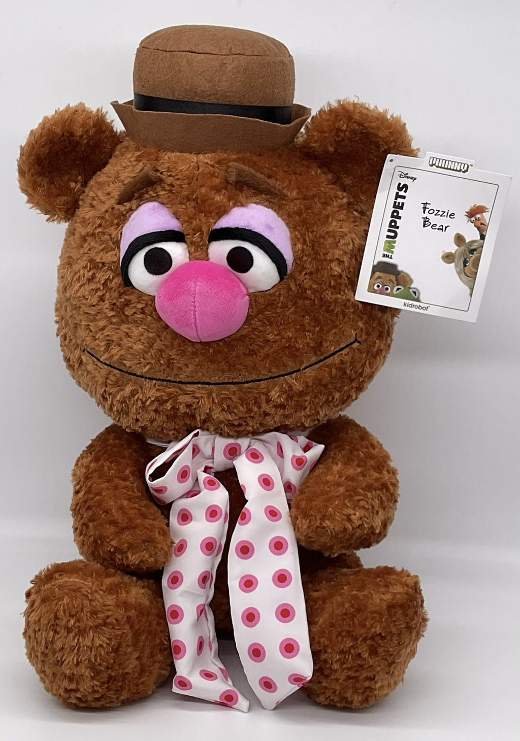 The Muppets Fozzie Bear Phunny Plush 15inch Disney Kidrobot The Muppets Fozzie