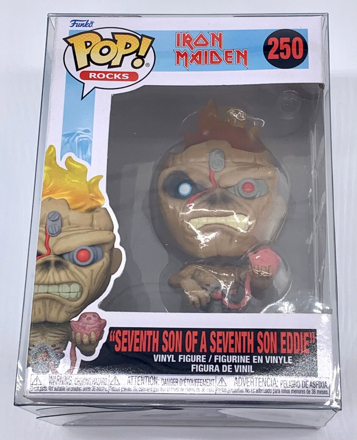 Seventh Son of a Seventh Son Eddie Pop #250 Iron Maiden Funko Pop Rocks 2021