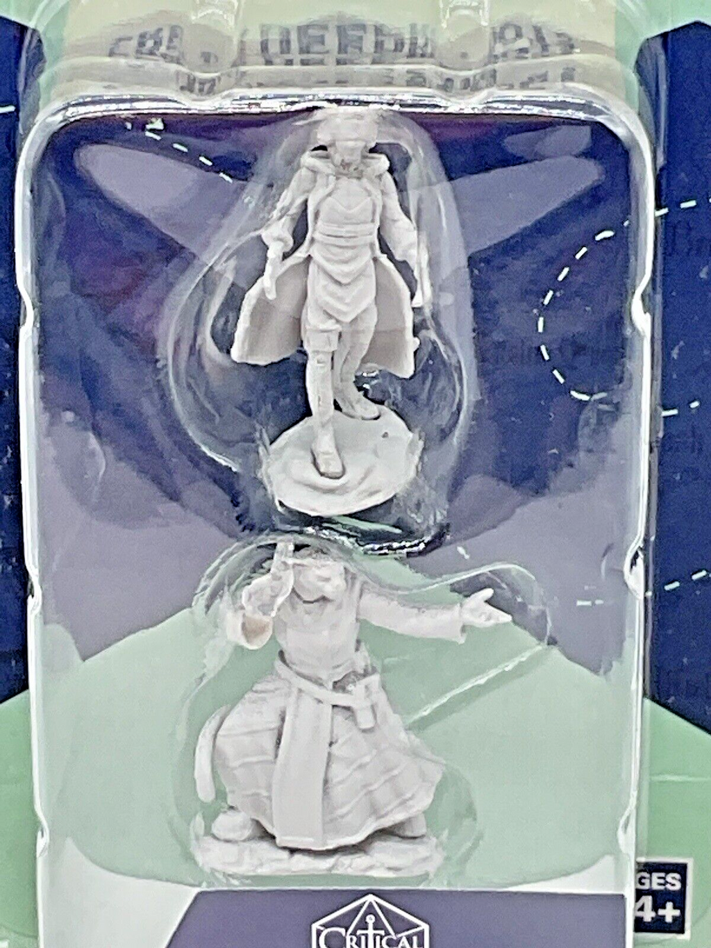 Critical Role Unpainted Minis 2 Pack Lucien Tavelle + Cree Depots Primed Ready