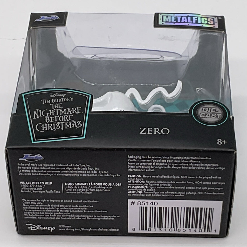 NBX Zero Metal Figs Die Cast Figure Disney Tim Burton Nightmare Before Christmas