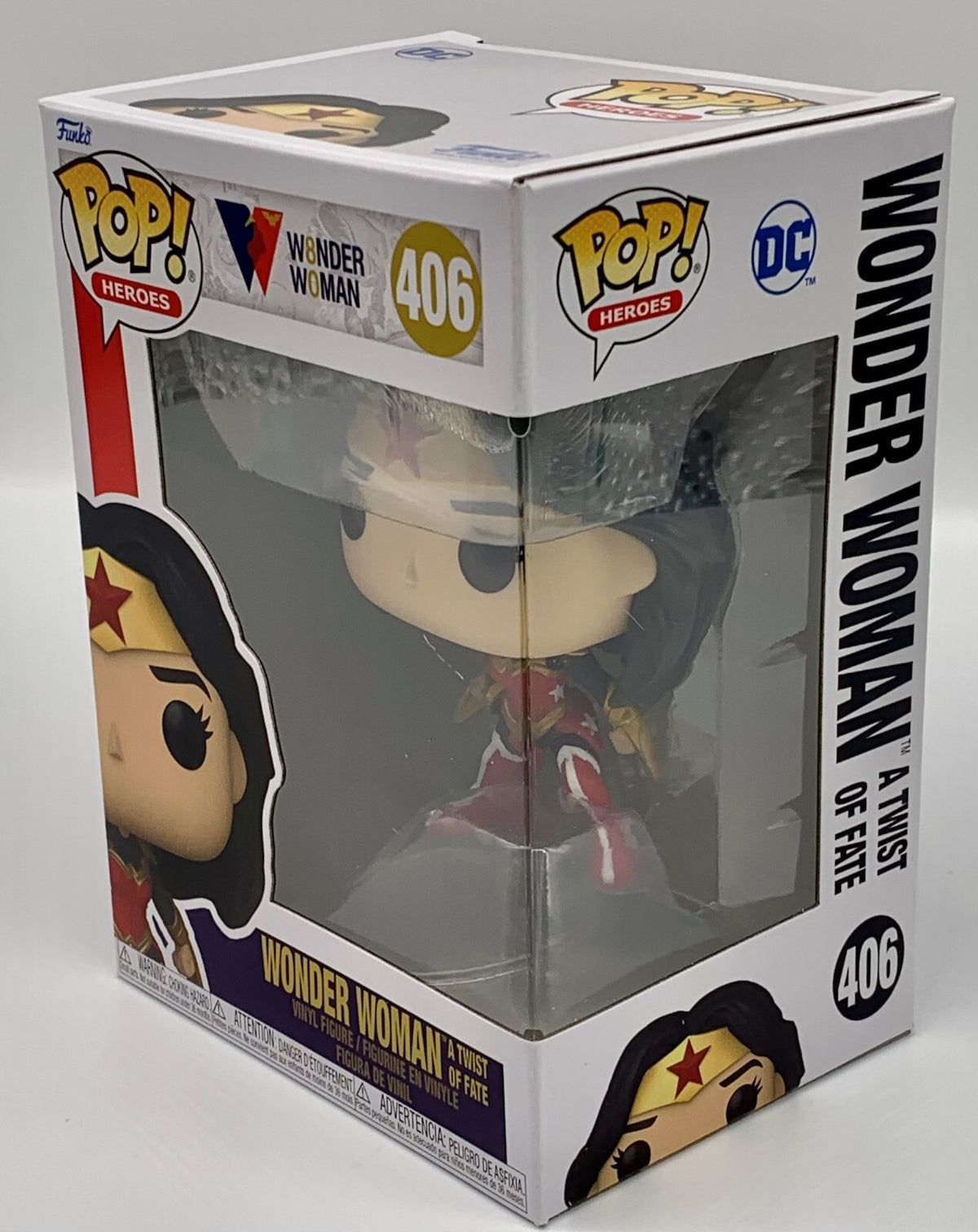 Wonder Woman Pop #406 A Twist Of Fate 80th Anniversary Funko Pop Heroes