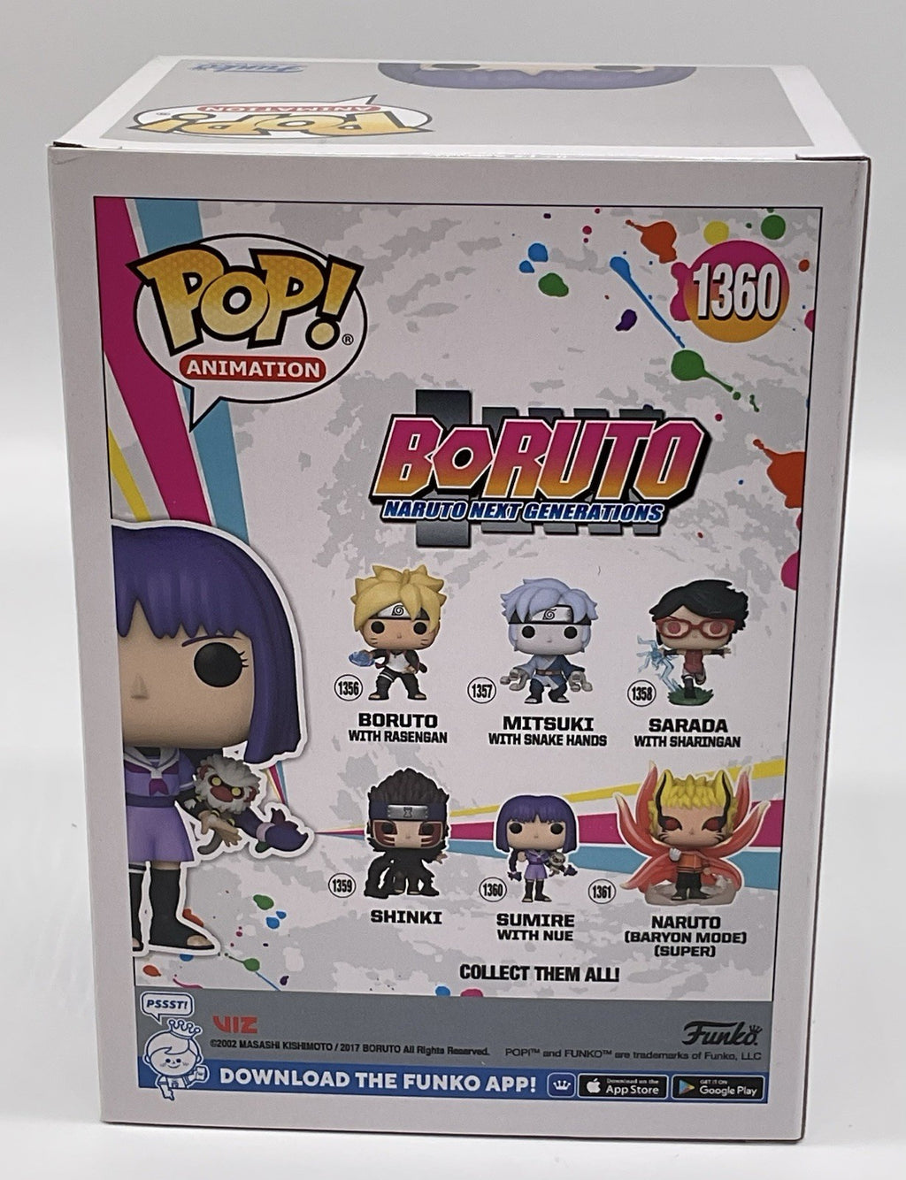 Boruto Naruto Sumire with Nue Pop #1360 Next Generations Funko Pop Animation