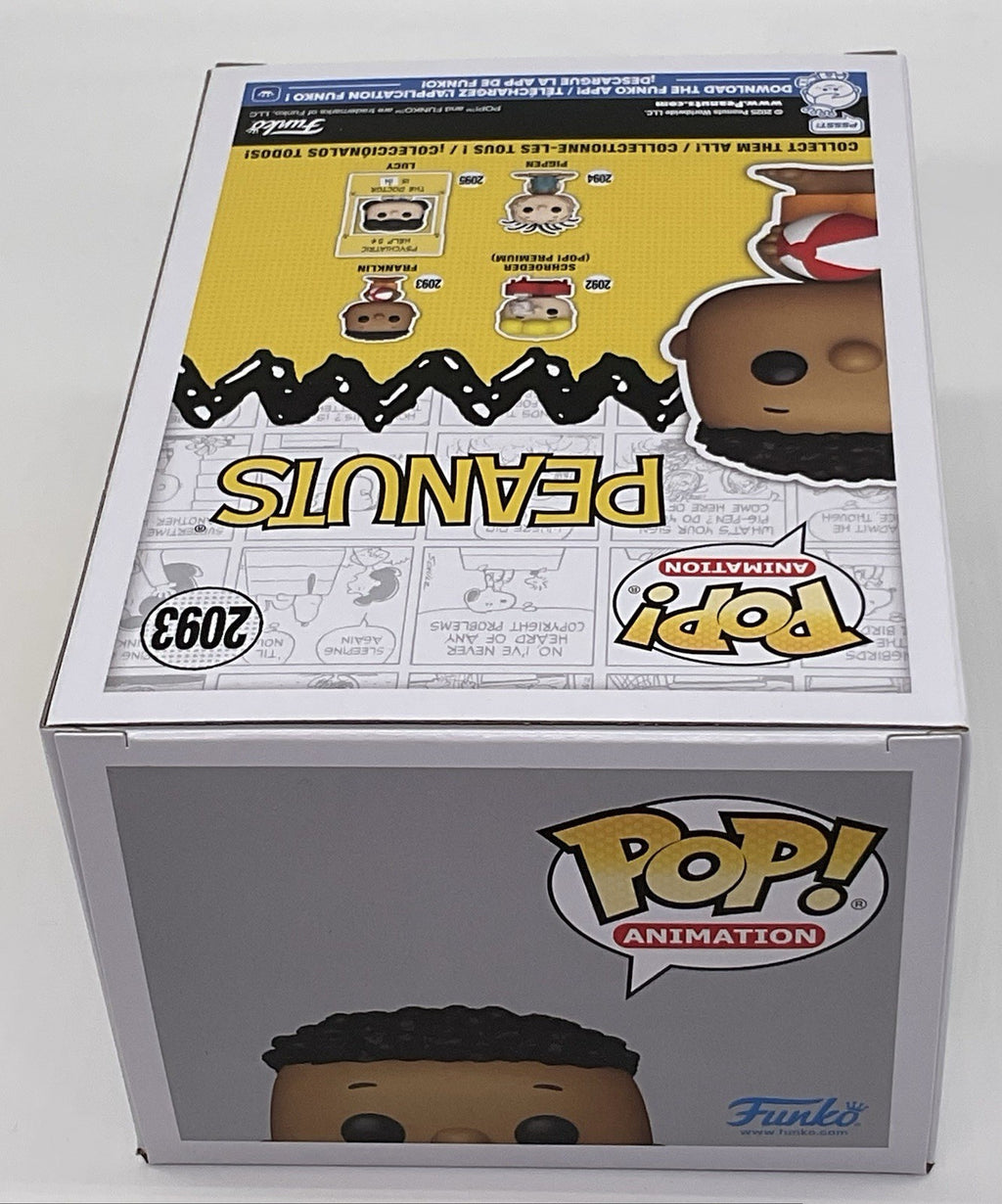 Peanuts Franklin Pop #2093 Peanuts Funko Franklin with Ball 2025