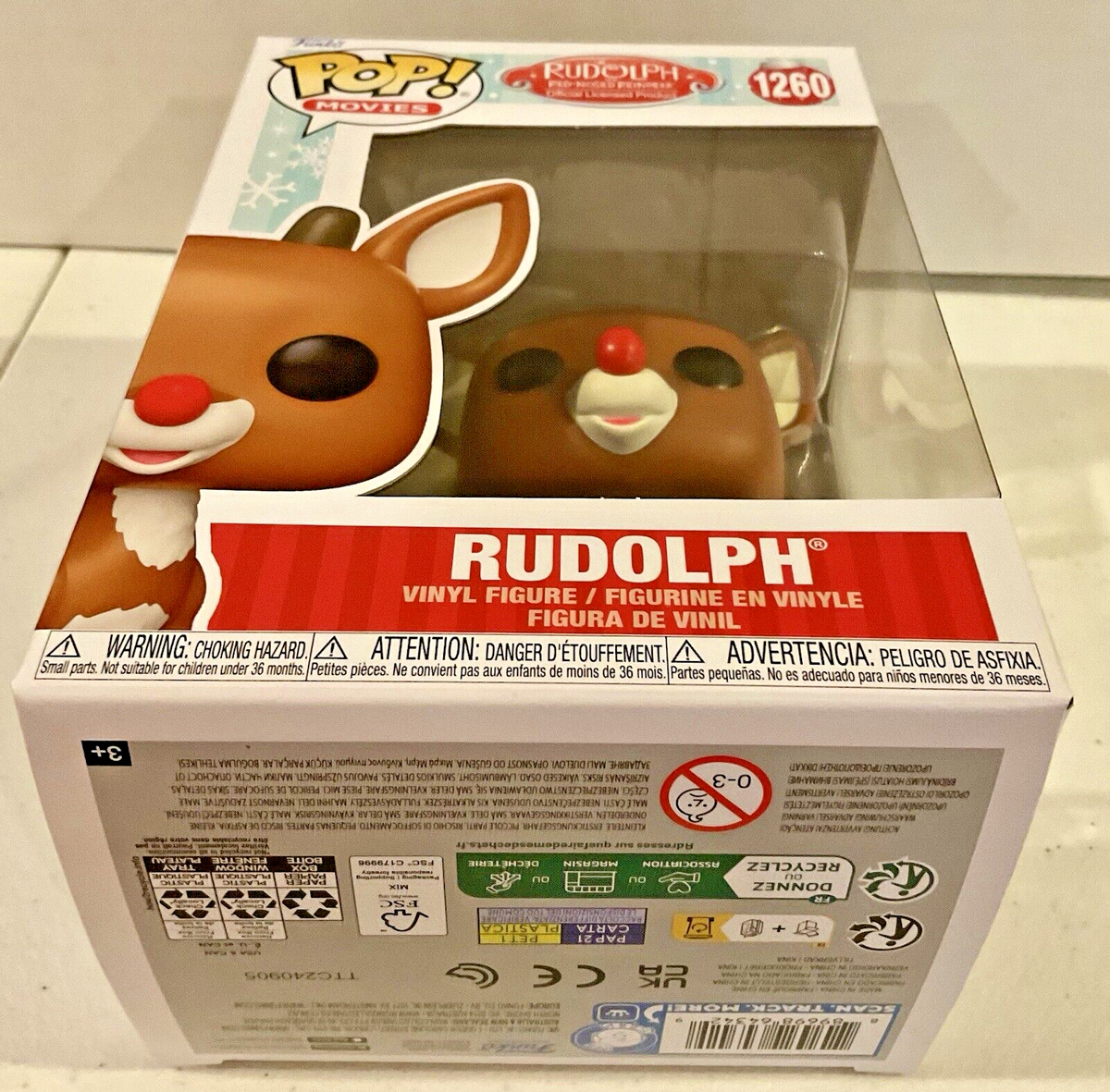 Rudolph Pop #1260 Rudolph the Red Nosed Reindeer Funko 2024 Christmas Holidays