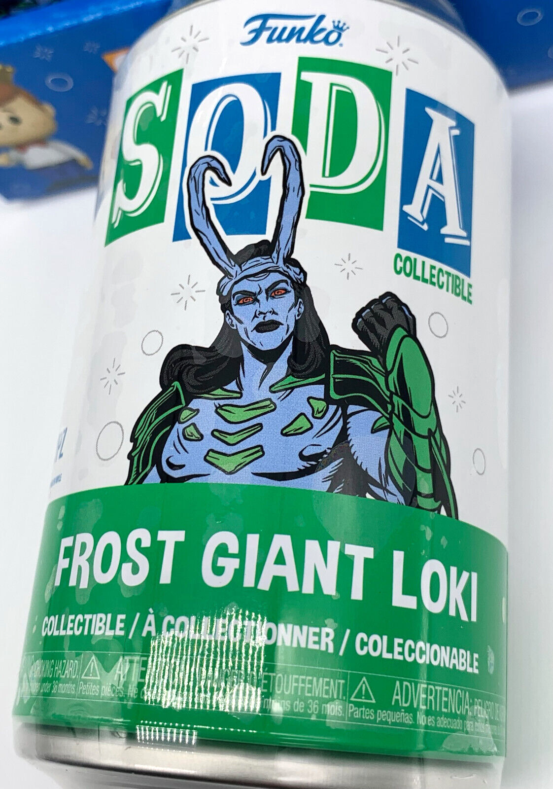 Marvel's What If Frost Giant Loki Funko Vinyl Soda Figure 2022 Chance of Chase