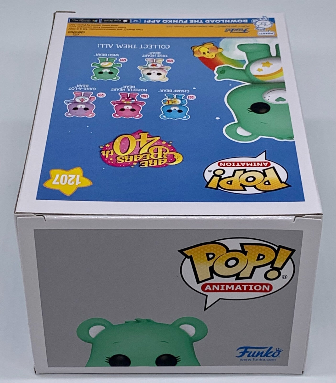 Care Bears 40th Anniversary Wish Bear Pop #1207 Vinyl Figure Funko 2022 