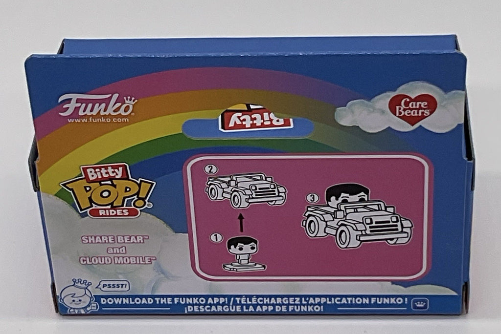 Care Bears Share Bear And Cloud Mobile Funko Bitty Pop Rides 2025 2 Pieces