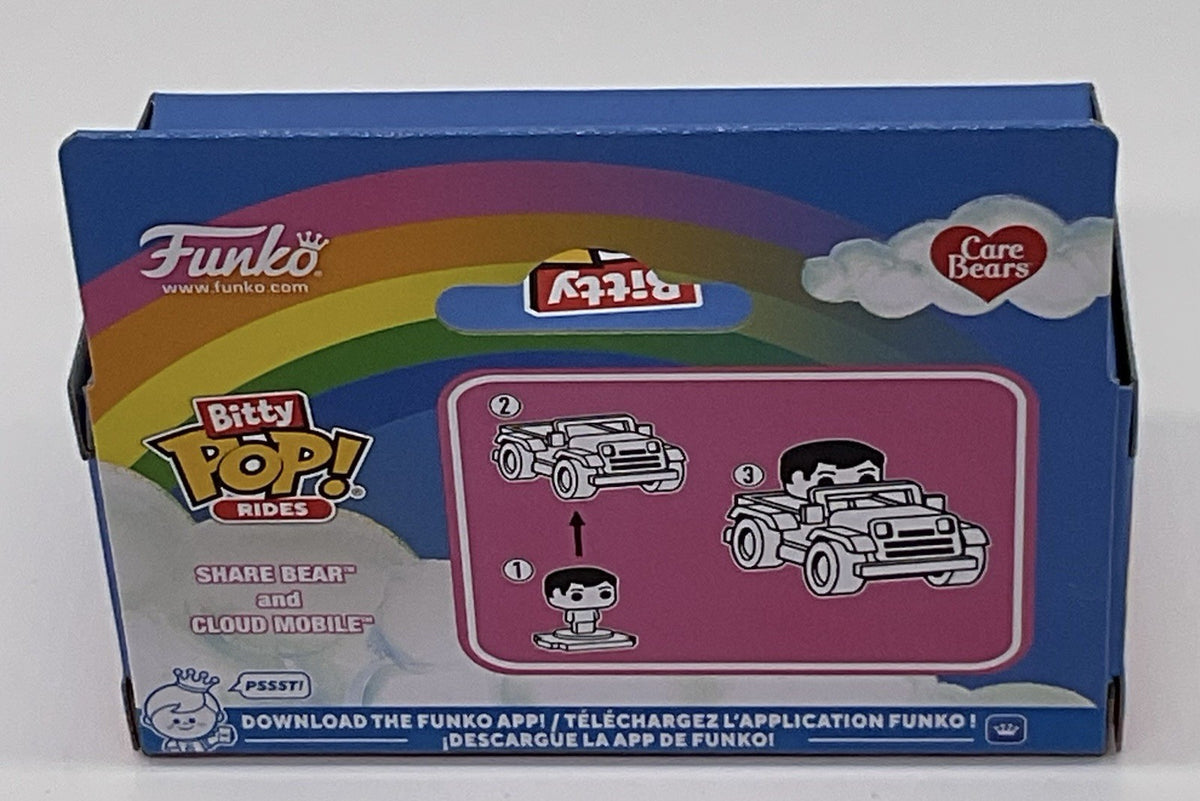 Care Bears Share Bear And Cloud Mobile Funko Bitty Pop Rides 2025 2 Pieces